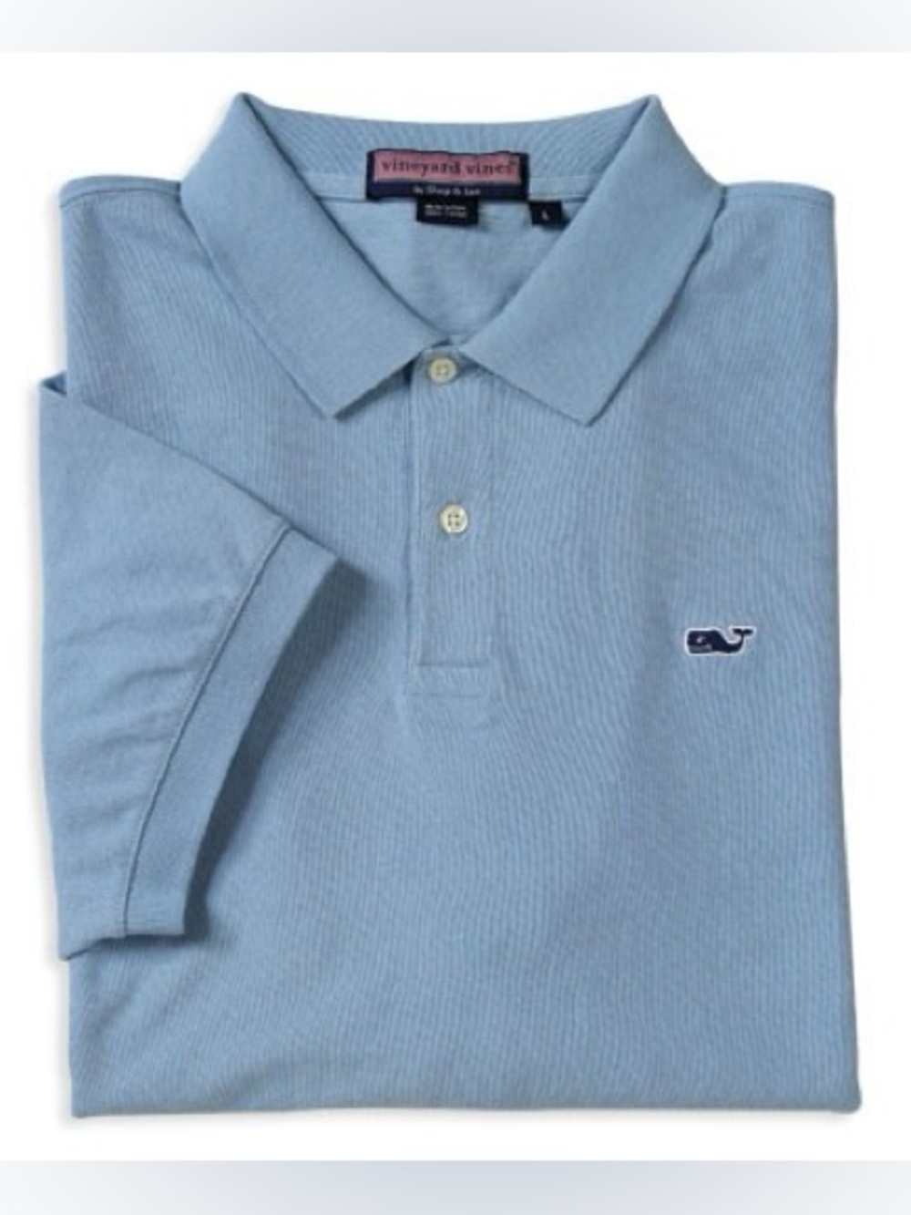 Vineyard Vines Men’s Pale Blue Polo Size Medium